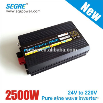 12V 24V 36V 48V DC to 110V 220V AC power inverter 2500W pure sine wave inverter for industrial and home use